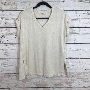 Zobha Tops - Zobha Cream Short Sleeve Sweater Zobha Tops - Zobha Cream Short Sleeve Sweater